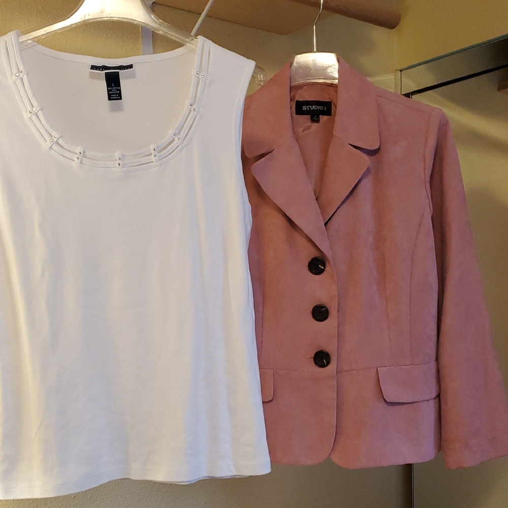 Studio I Blazer & Top Women Sz 14/L